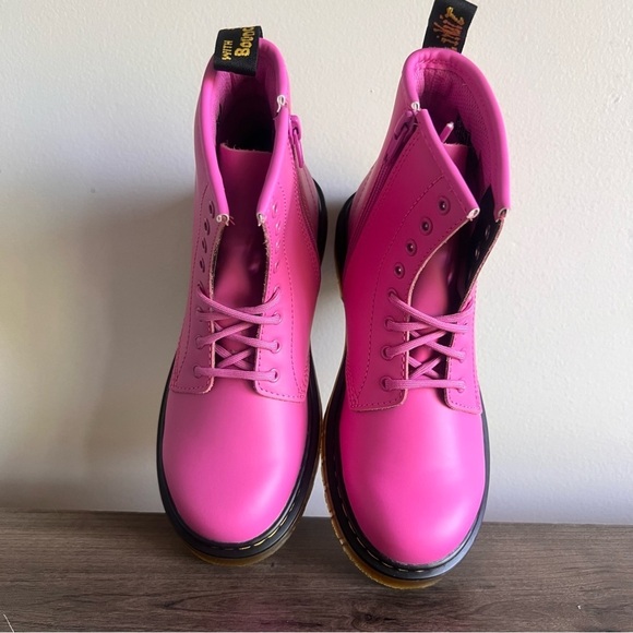 DR. MARTENS Junior 1460 Lace Up Girls Boots Size 4 SKU#241181 - Picture 9 of 11